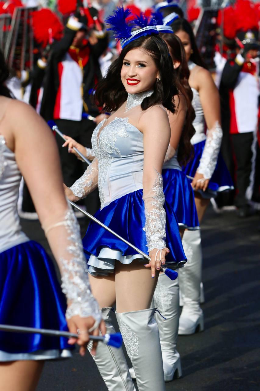 Rostros de las bellas palillonas que destacaron en estos desfiles patrios 2026