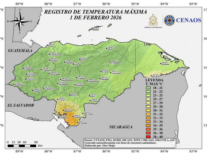 Tegucigalpa vivirá hoy una de las noches más heladas tras descenso de temperaturas