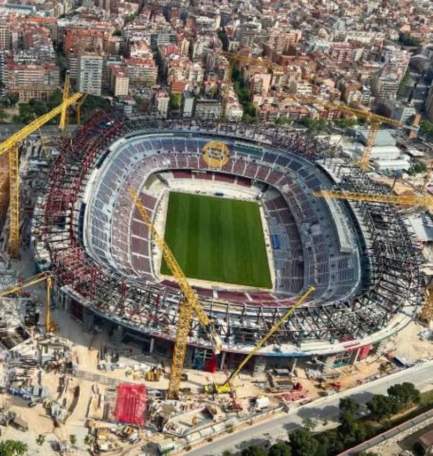 Así avanzan los trabajos del nuevo Camp Nou, casa del FC Barcelona