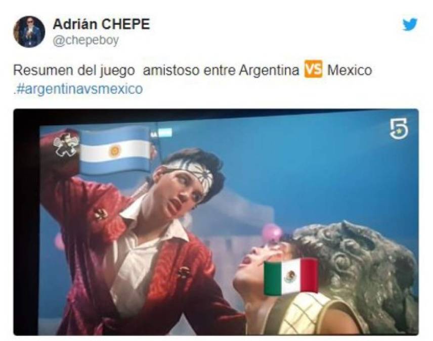 Crueles memes de la goleada que Argentina le dio a México