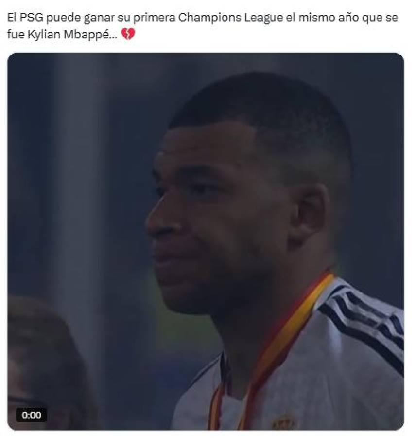 Burlas a Mbappé con divertidos memes luego de clasificación de PSG a la final de Champions