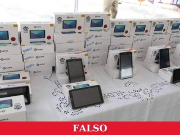 La Secretaría de Educación solo ha adquirido 3,147 tablets de las 200,000 que prometió a inicios de 2021 para los estudiantes hondureños.