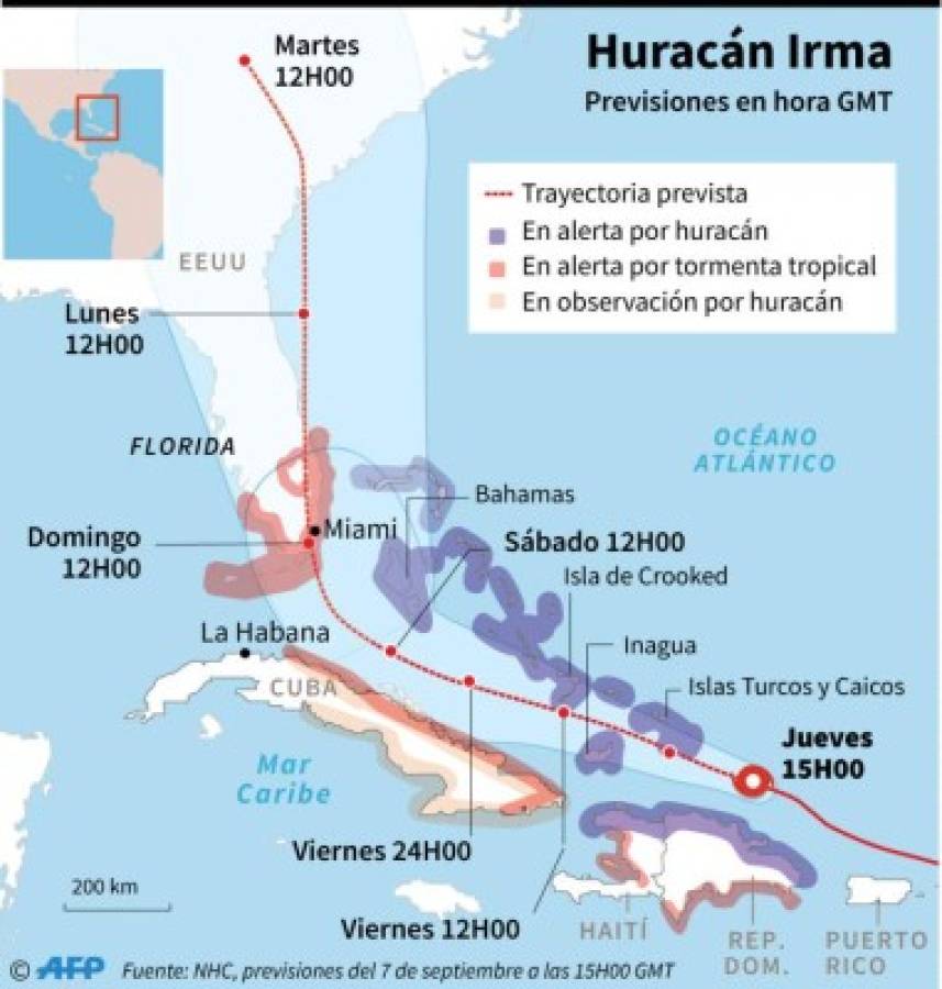 Recuento de los daños causados por el huracán Irma en su paso por el Caribe