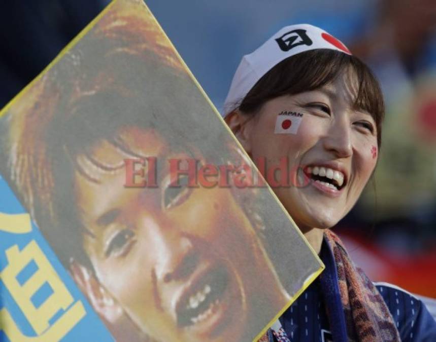 La belleza engalana el duelo Japón vs Senegal en el Mundial de Rusia 2018 (Fotos)