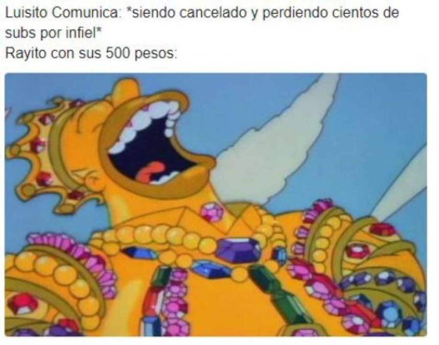 Los irónicos memes que dejó la infidelidad de Luisito Comunica a 'La Chule'