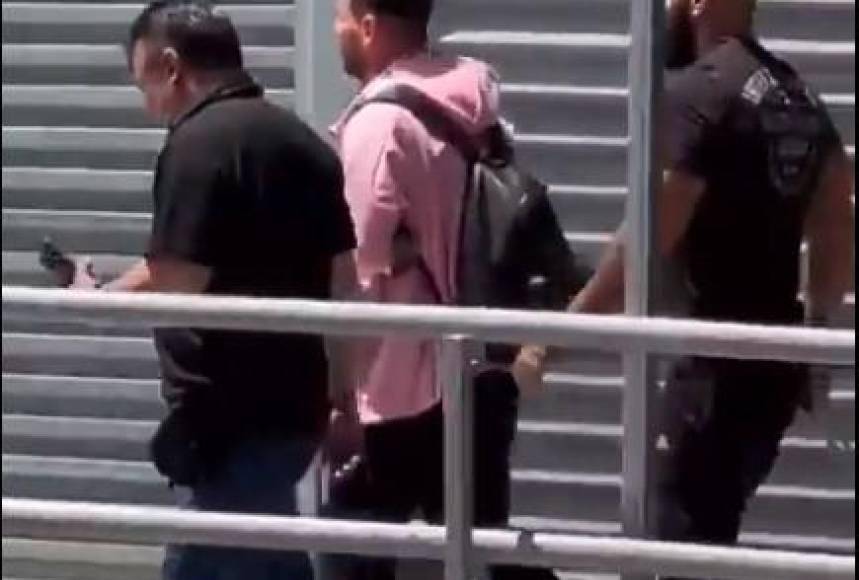 Messi llega con fuertes medidas de seguridad a México para juego ante Monterrey