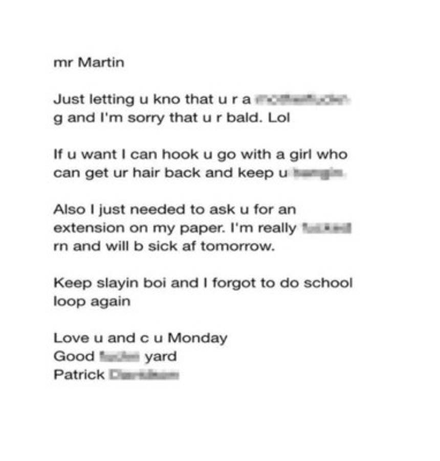 La genial respuesta de un profesor