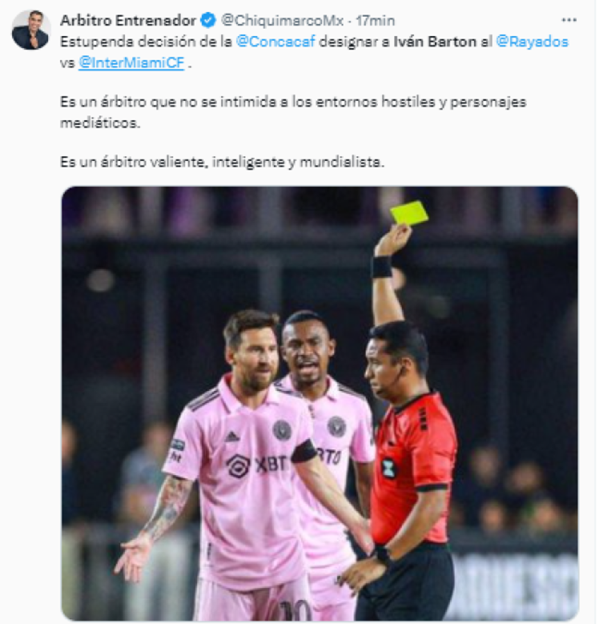 Uno lo defendió: Polémica por regreso de Barton en partido de Messi