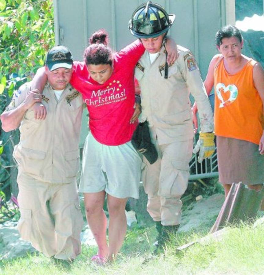 'Los restos de la niña cayeron sobre mi cama”