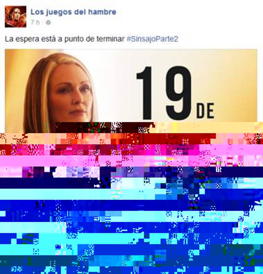 Este es el anuncio que se puede observar en la página oficial de la saga.