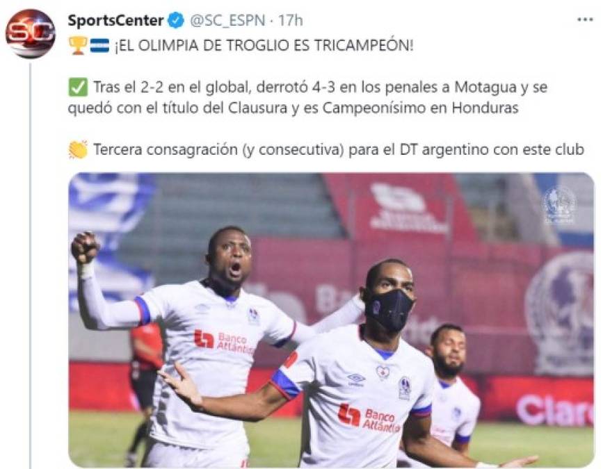 Prensa internacional llena de elogios al Olimpia y a Pedro Troglio por el tricampeonato