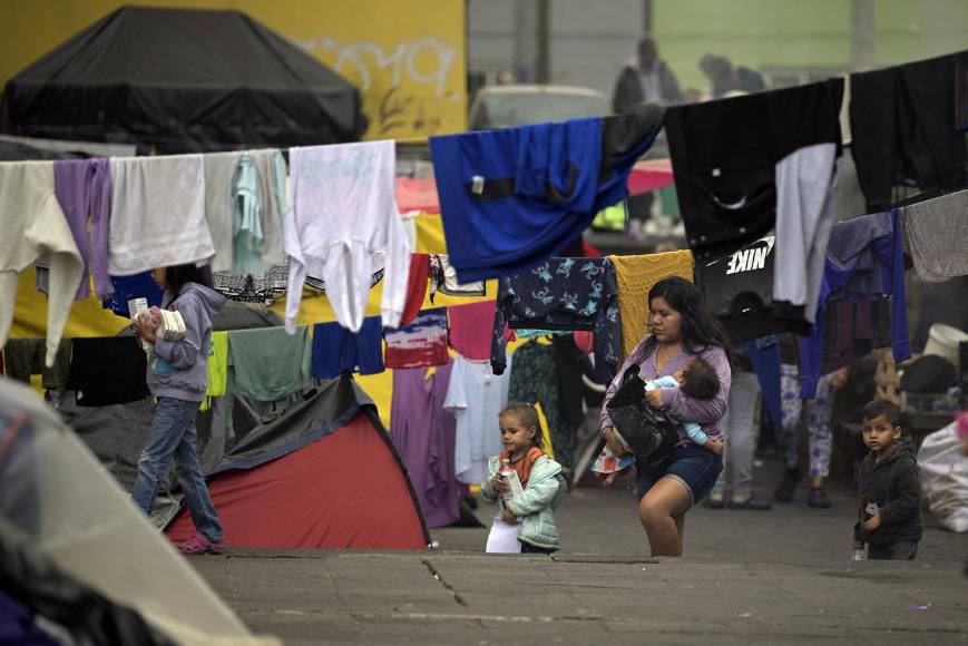Tláhuac, el lugar elegido por los migrantes para hacer campamento