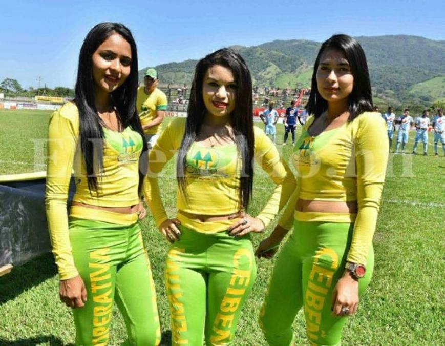Sensuales chicas subieron la temperatura en jornada 8 de la Liga Nacional de Honduras