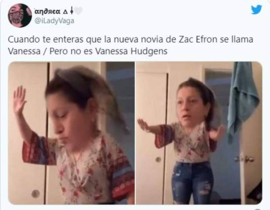 Los memes que desató el noviazgo de Zac Efron con una mesera