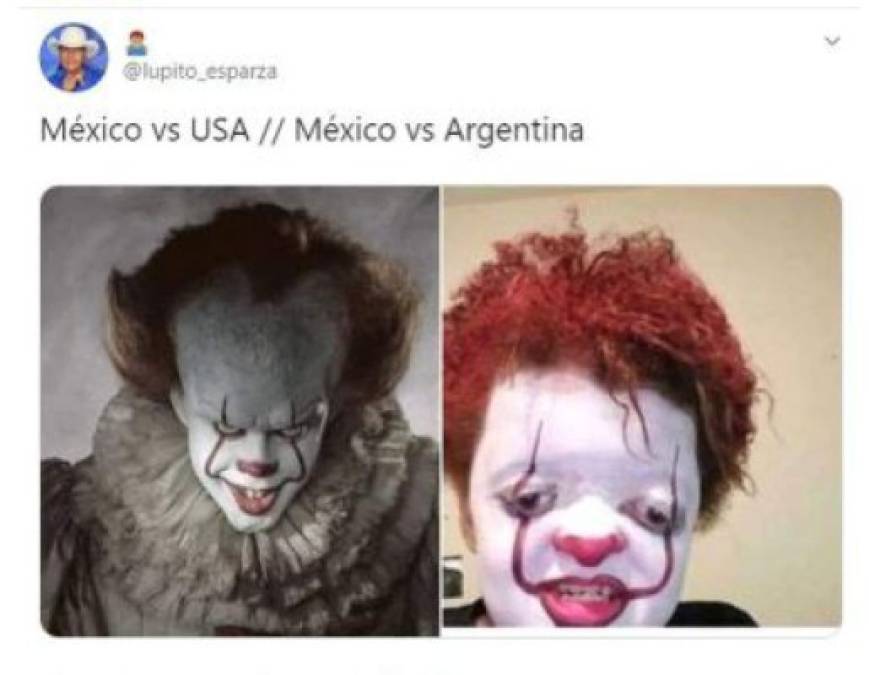 Crueles memes de la goleada que Argentina le dio a México