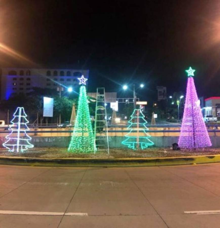 Este martes se ilumina la capital hondureña con miles de luces navideñas
