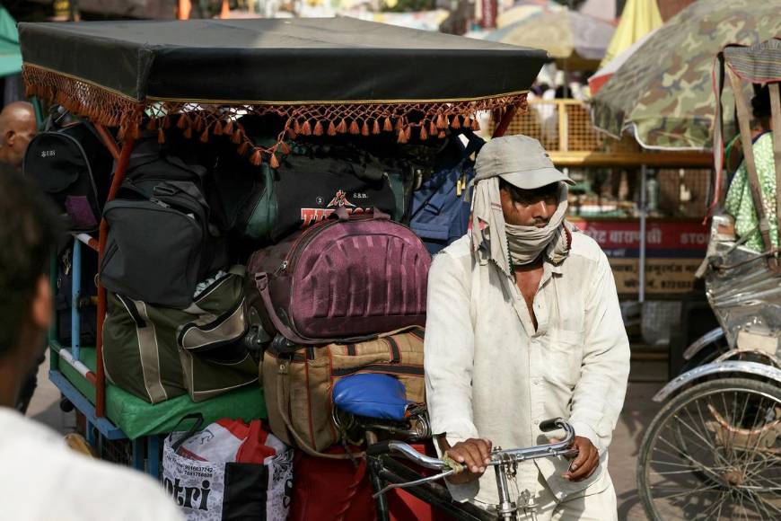 Nueva Delhi se derrite ante récord de temperatura alta en India