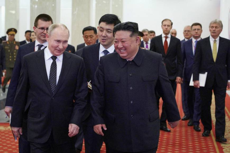 Así fue la reunión de Vladimir Putin con Kim Jong Un en Corea del Norte