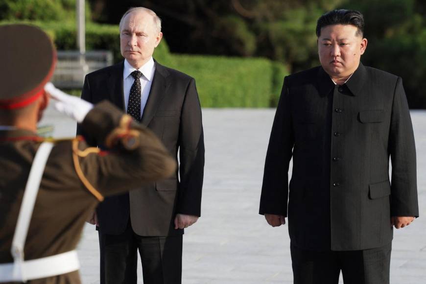 Así fue la reunión de Vladimir Putin con Kim Jong Un en Corea del Norte