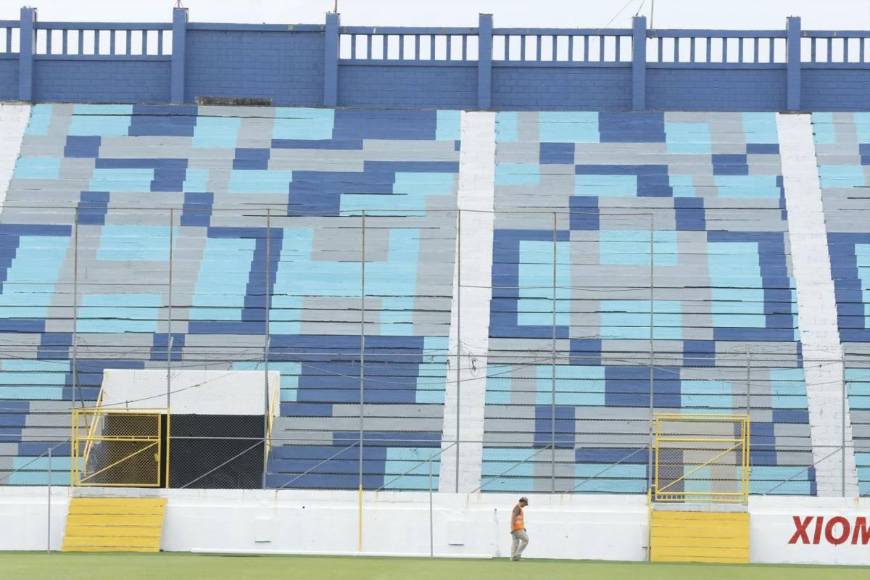 Día de reapertura, jacuzzi, modernos camerinos y palcos en el estadio Morazán