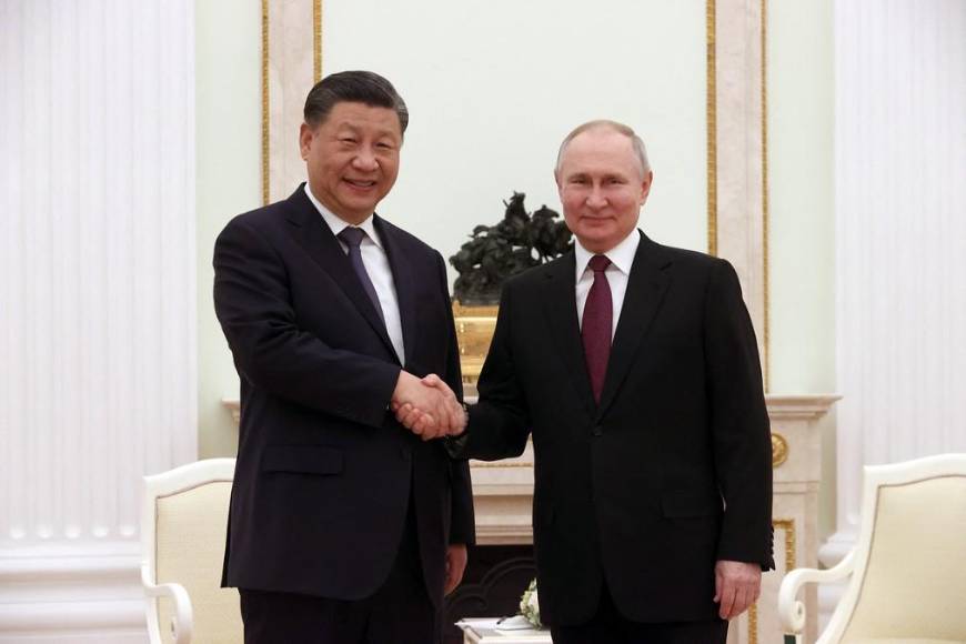 Así fue la reunión de Xi Jinping y Vladimir Putin en Rusia