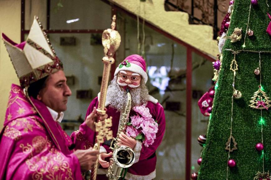 Imágenes de los festejos de Navidad alrededor del mundo