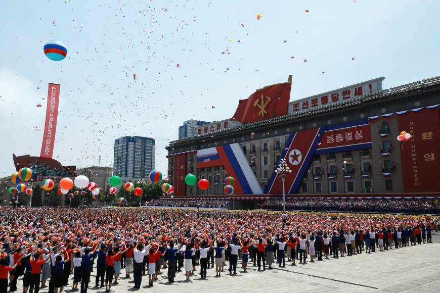 Corea del Norte celebró a lo grande llegada de Vladimir Putin