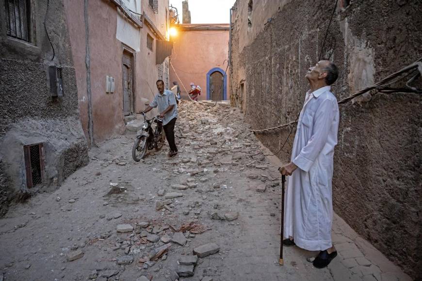 Las 20 imágenes más impactantes del terremoto en Marruecos