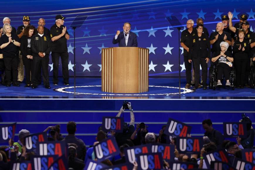 Las imágenes que ha dejado el primer día de la Convención Demócrata