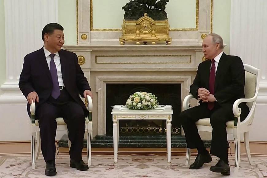 Así fue la reunión de Xi Jinping y Vladimir Putin en Rusia
