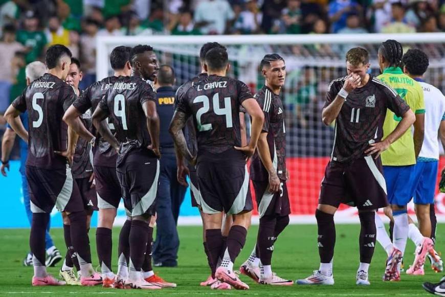 Lo que no se vio en TV del México-Brasil: Inesperado gesto de Vinícius Júnior