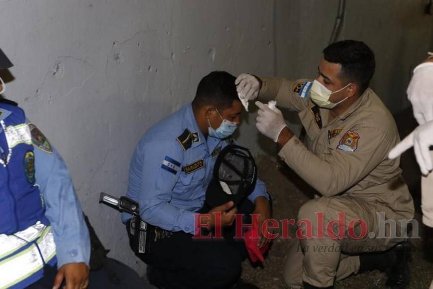 FOTOS: Así fue el violento enfrentamiento entre barras durante el clásico sampedrano