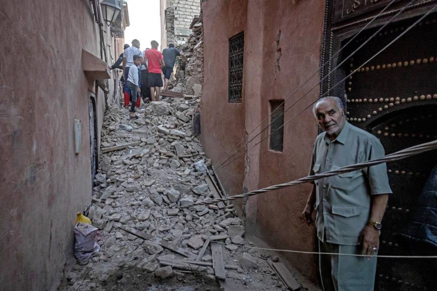 Las 20 imágenes más impactantes del terremoto en Marruecos