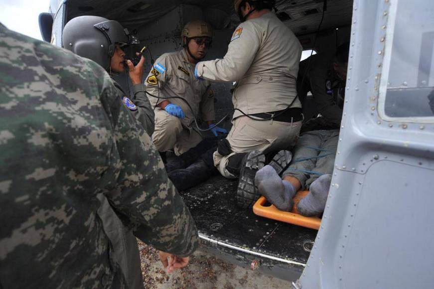 Las 25 imágenes impactantes del accidente en la carretera a Olancho