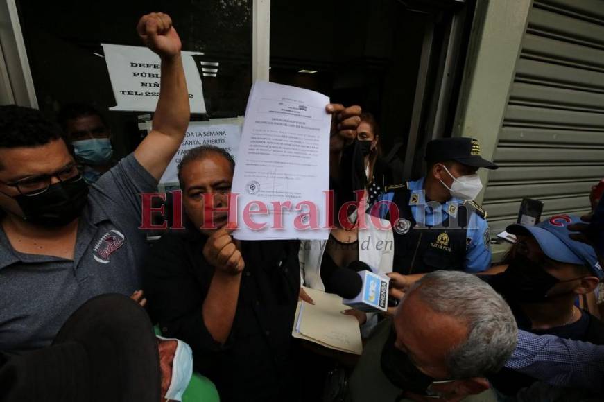 Las imágenes de César Silva tras quedar en libertad