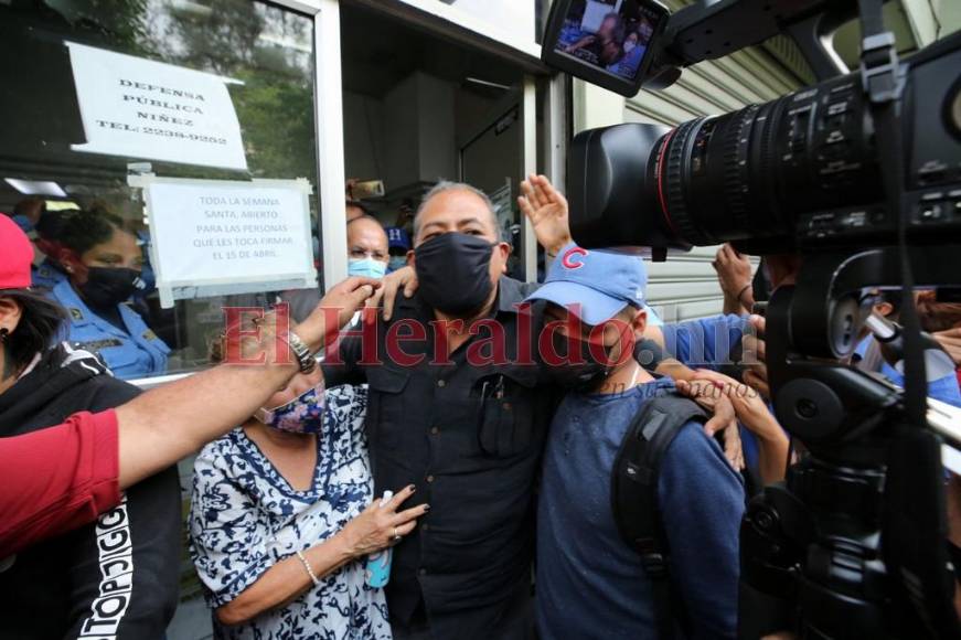 Las imágenes de César Silva tras quedar en libertad