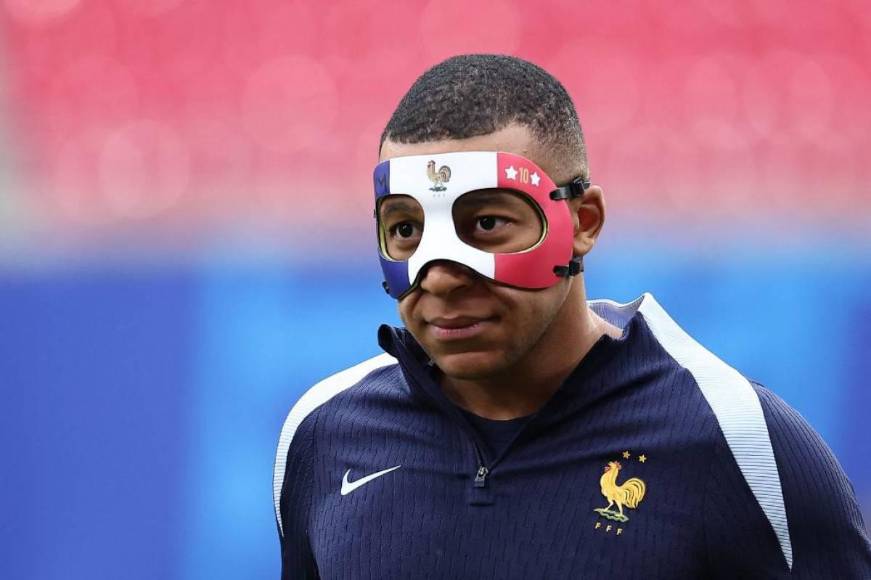 Eurocopa 2024: Kylian Mbappé usará una máscara especial tras la fractura en la nariz