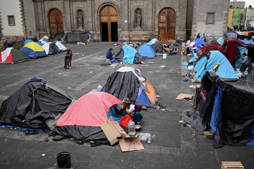 Tláhuac, el lugar elegido por los migrantes para hacer campamento
