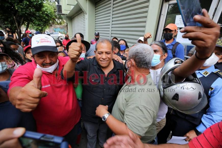 Las imágenes de César Silva tras quedar en libertad