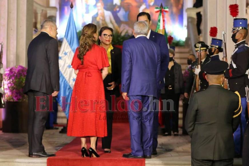 La visita de AMLO, presidente de México, a Honduras en imágenes