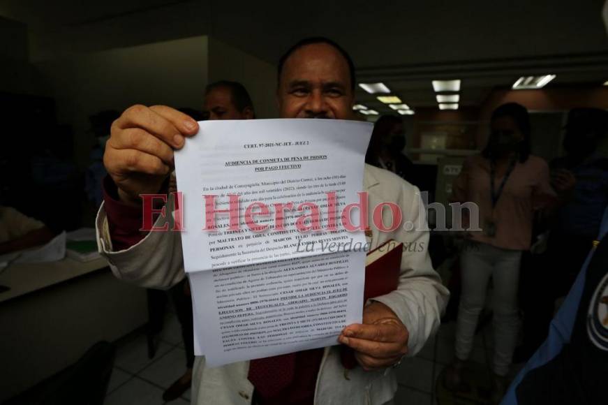 Las imágenes de César Silva tras quedar en libertad