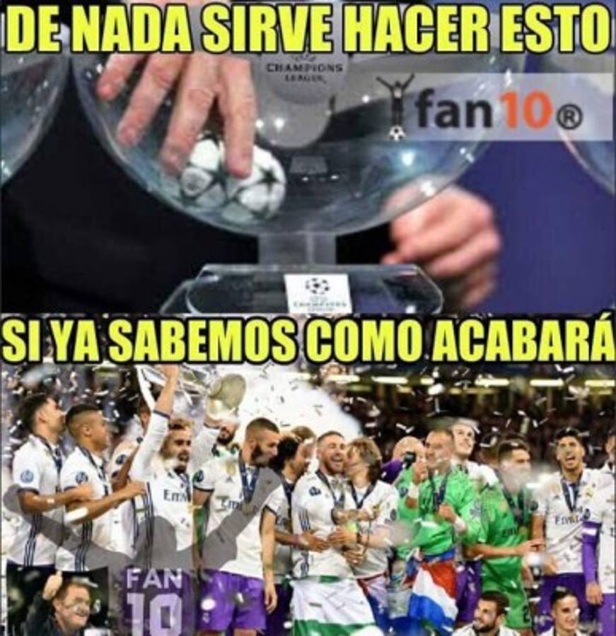 Los divertidos memes que dejó el sorteo de la Champions League