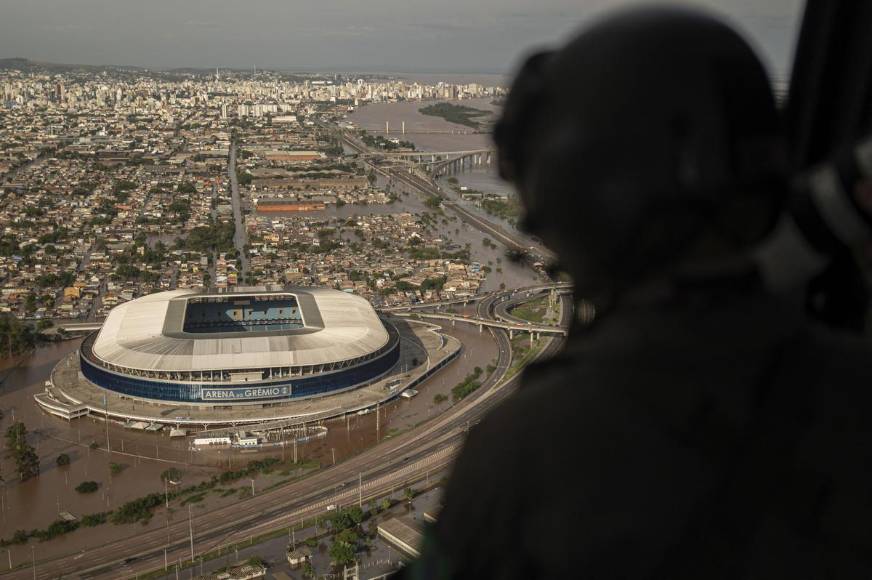 Imágenes aéreas de las inundaciones en Brasil que suman 100 muertes