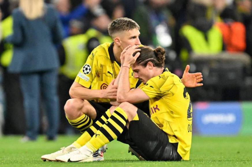 Las triste imágenes del Borussia Dortmud tras perder final contra Real Madrid