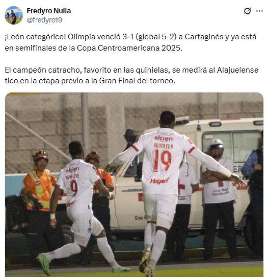 Así reaccionaron los medios de Costa Rica luego de que Olimpia eliminara a Cartaginés