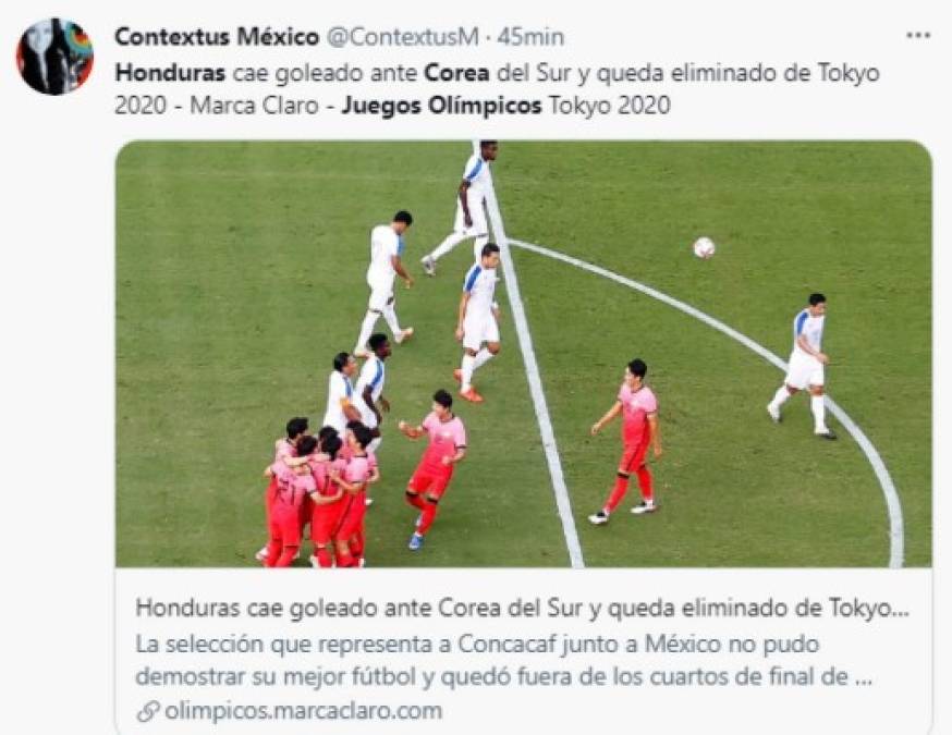 'Masacre': Así informó el mundo la derrota de Honduras ante Corea del Sur