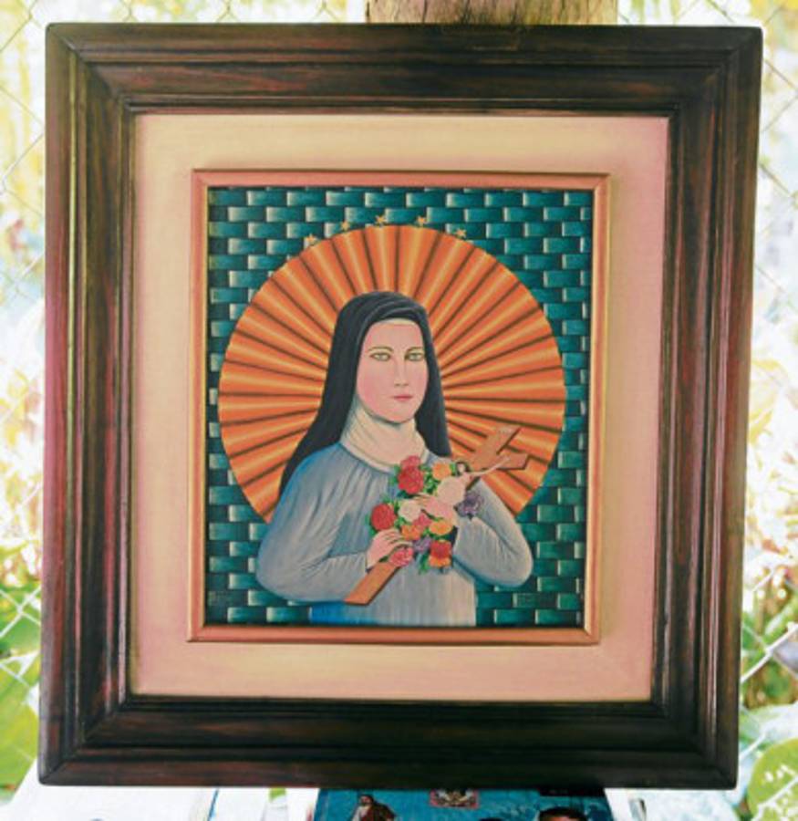 Un agricultor que plasma la belleza y color de la vida del campo