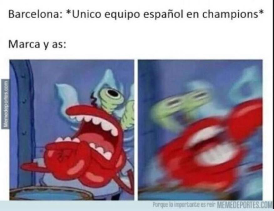 Los mejores memes de la goleada del Barcelona al Lyon en la Champions League