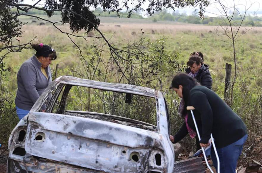 Maniatada y con una blusa en la cabeza, así fue hallada Claudia Benítez