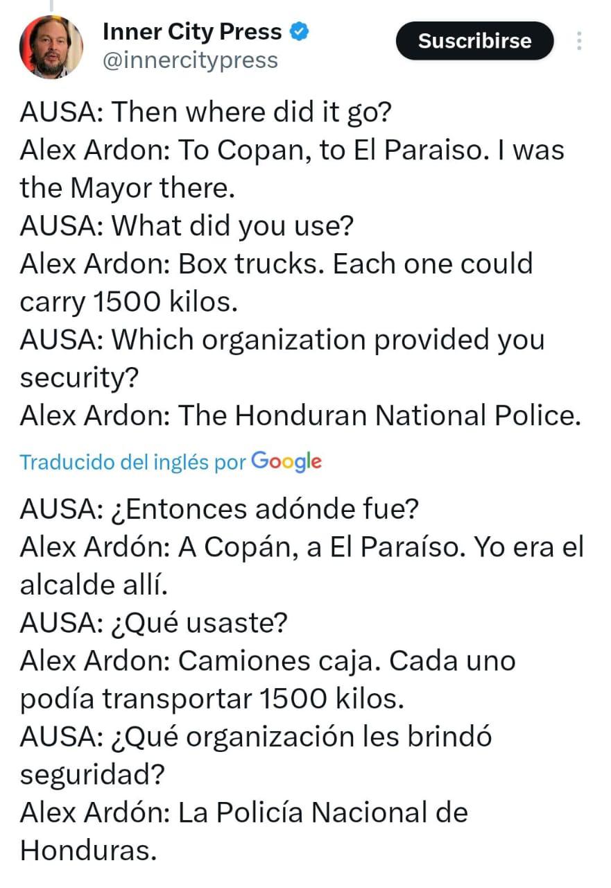 En directo: Juicio de Juan Orlando Hernández